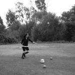 footgolf ball kick